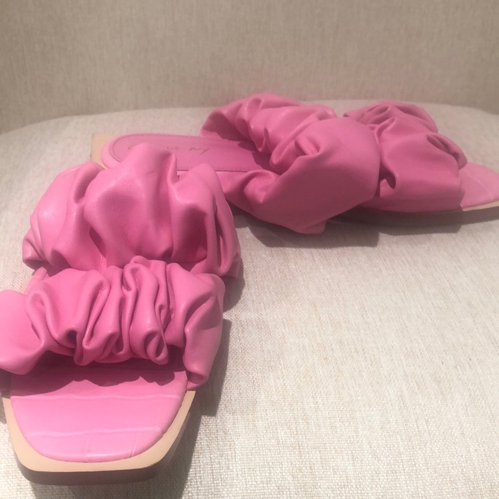 Sam Edelman Pink Ruched Sandals - Picture 10 of 10